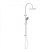 Душевая система с верхним душем и лейкой, Lotis, цвет: никель