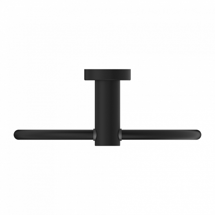 Держатель для полотенец, круглое, Lotis, цвет: черный