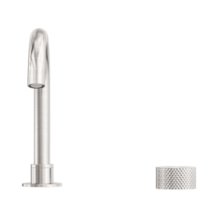 Смеситель для раковины Lotis Santi 1063BN на два отверстия, цвет brushed nickel