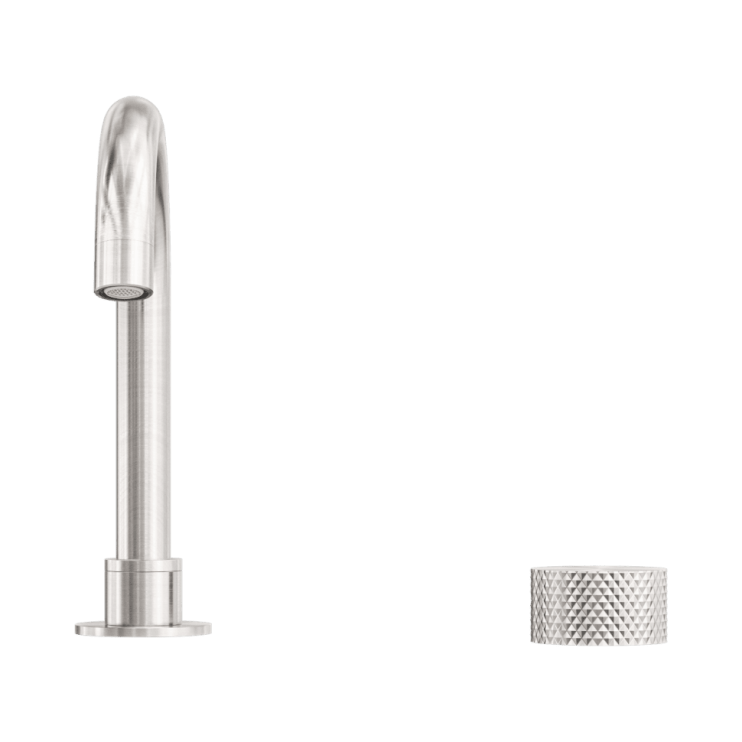 Смеситель для раковины Lotis Santi 1063BN на два отверстия, цвет brushed nickel