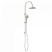 Душевая система с верхним душем и лейкой, Lotis, цвет: никель