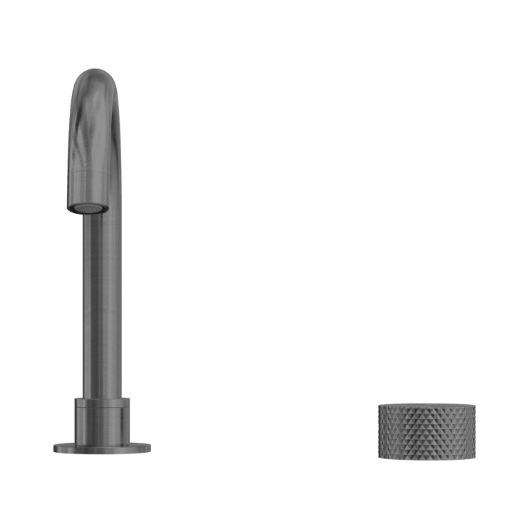 Смеситель для раковины Lotis Santi 1063BMB на два отверстия, цвет black metal brass