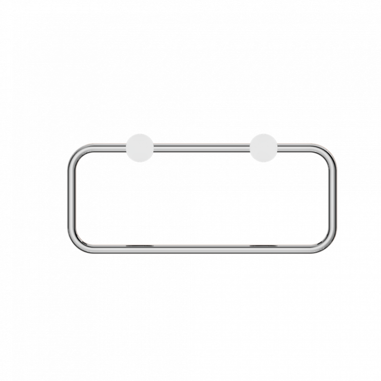 Держатель для полотенец, овальное, Lotis, цвет: хром