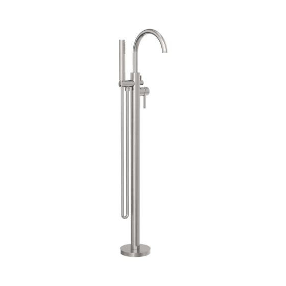 Смеситель для ванны Lotis Mone 1067BN напольный, цвет brushed nickel