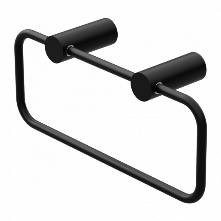 Держатель для полотенец, овальное, Lotis, цвет: черный