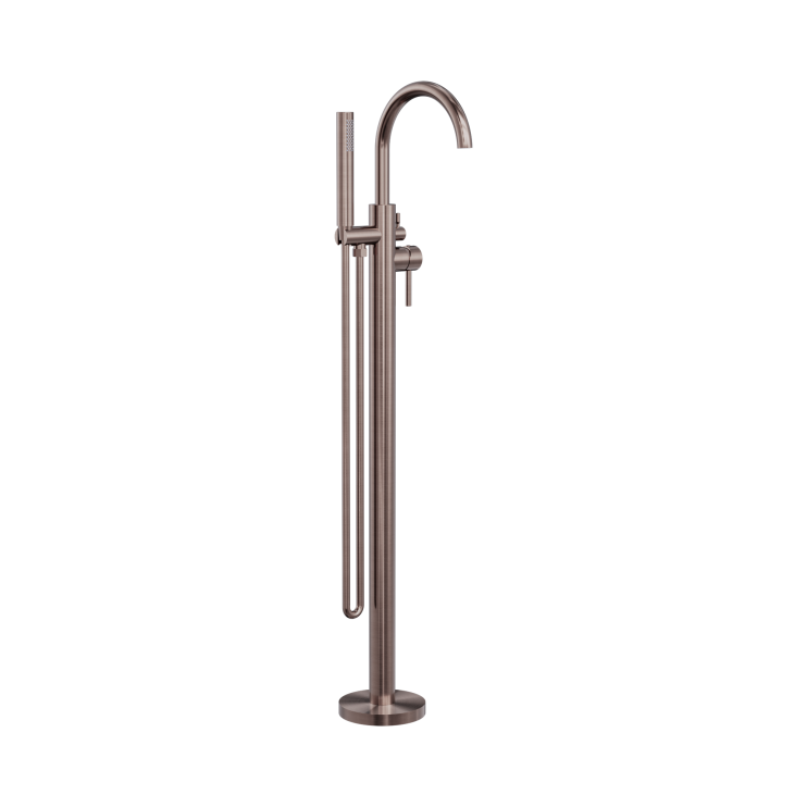 Смеситель для ванны Lotis Mone 1067CB напольный, цвет copper brushed