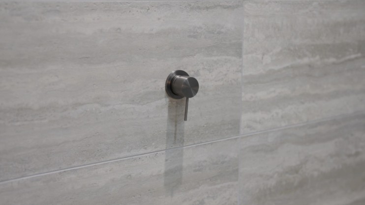 Смеситель для душа, Lotis, цвет: оружейный металл