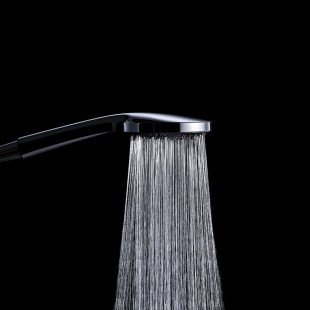 Душевой гарнитур со штангой, Lotis, цвет: белый