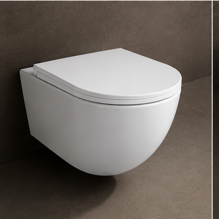 Унитаз подвесной Lotis Lime L305759 сиденье микролифт, Tornado Flush, цвет белый