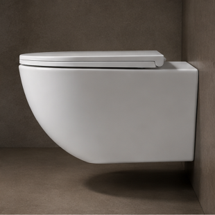 Унитаз подвесной Lotis Lime L305759 сиденье микролифт, Tornado Flush, цвет белый