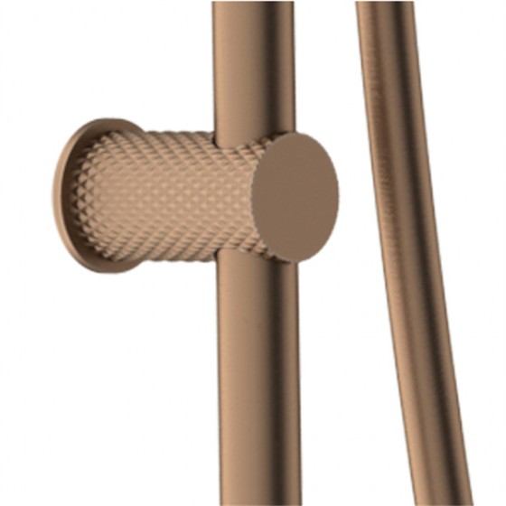 Душевой гарнитур Lotis Santi 1022CB штанга 61,5см, цвет copper brushed