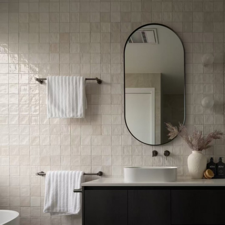 Держатель для полотенец, одинарный, Lotis, цвет: оружейный металл