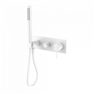 Смеситель для душа, с ручным душем, скрытый, Lotis, цвет: белый