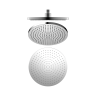 Верхний душ Lotis Mone 1069CR D23см, цвет chrome