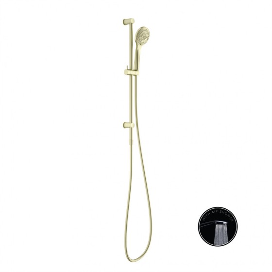 Душевой гарнитур Lotis Santi 1021BB штанга 61,5см, цвет brushed brass