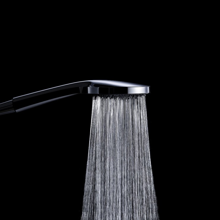 Душевой гарнитур со штангой, Lotis, цвет: золото