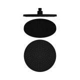 Верхний душ Lotis Mone 1069MB D23см, цвет matte black