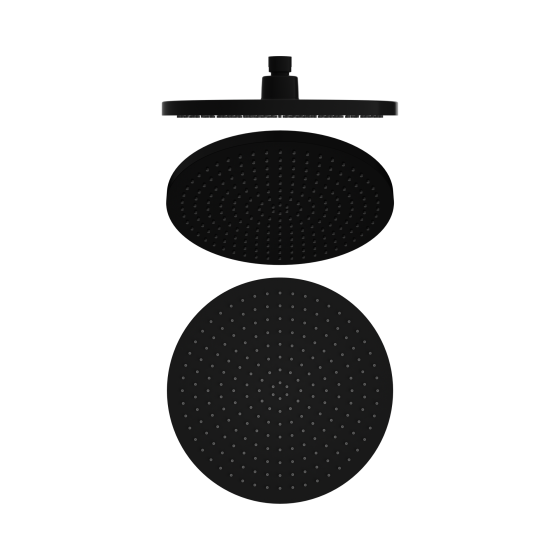 Верхний душ Lotis Mone 1069MB D23см, цвет matte black