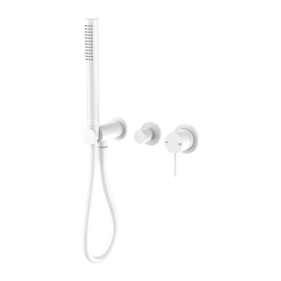 Смеситель для душа, с ручным душем, скрытый, Lotis, цвет: белый