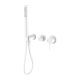 Смеситель для душа, с ручным душем, скрытый, Lotis, цвет: белый