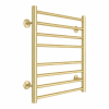 Полотенцесушитель водяной Lotis Mone 50х60 см, цвет brushed brass