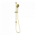 Душевой гарнитур со штангой, Lotis, цвет: золото