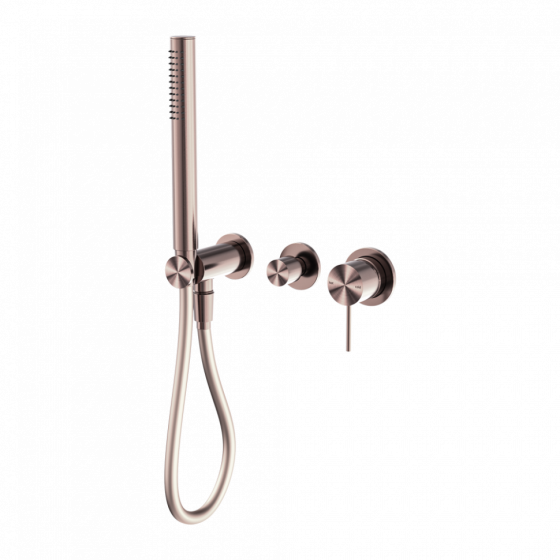 Смеситель для душа Lotis Mone 1012CB встраиваемый с ручным душем, цвет copper brushed