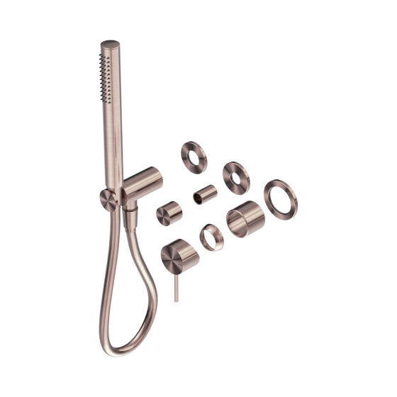 Смеситель для душа Lotis Mone 1012CB встраиваемый с ручным душем, цвет copper brushed