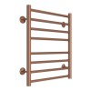 Полотенцесушитель водяной Lotis Mone 50х60 см, цвет copper brushed