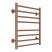 Полотенцесушитель водяной Lotis Mone 50х60 см, цвет copper brushed