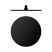 Верхний душ Lotis Mone 1070MB D30см, цвет matte black