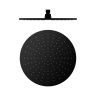 Верхний душ Lotis Mone 1070MB D30см, цвет matte black